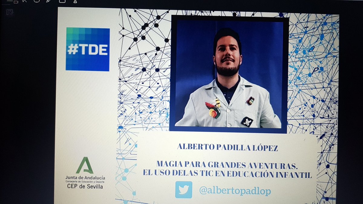 Ahora vamos con @albertopadlop . 
Magia en el aula de infantil!!!! 
<a href="/CEPdeSevilla/">CEP de Sevilla</a> <a href="/FormacProfAnd/">Servicio de Planes de Formación</a>