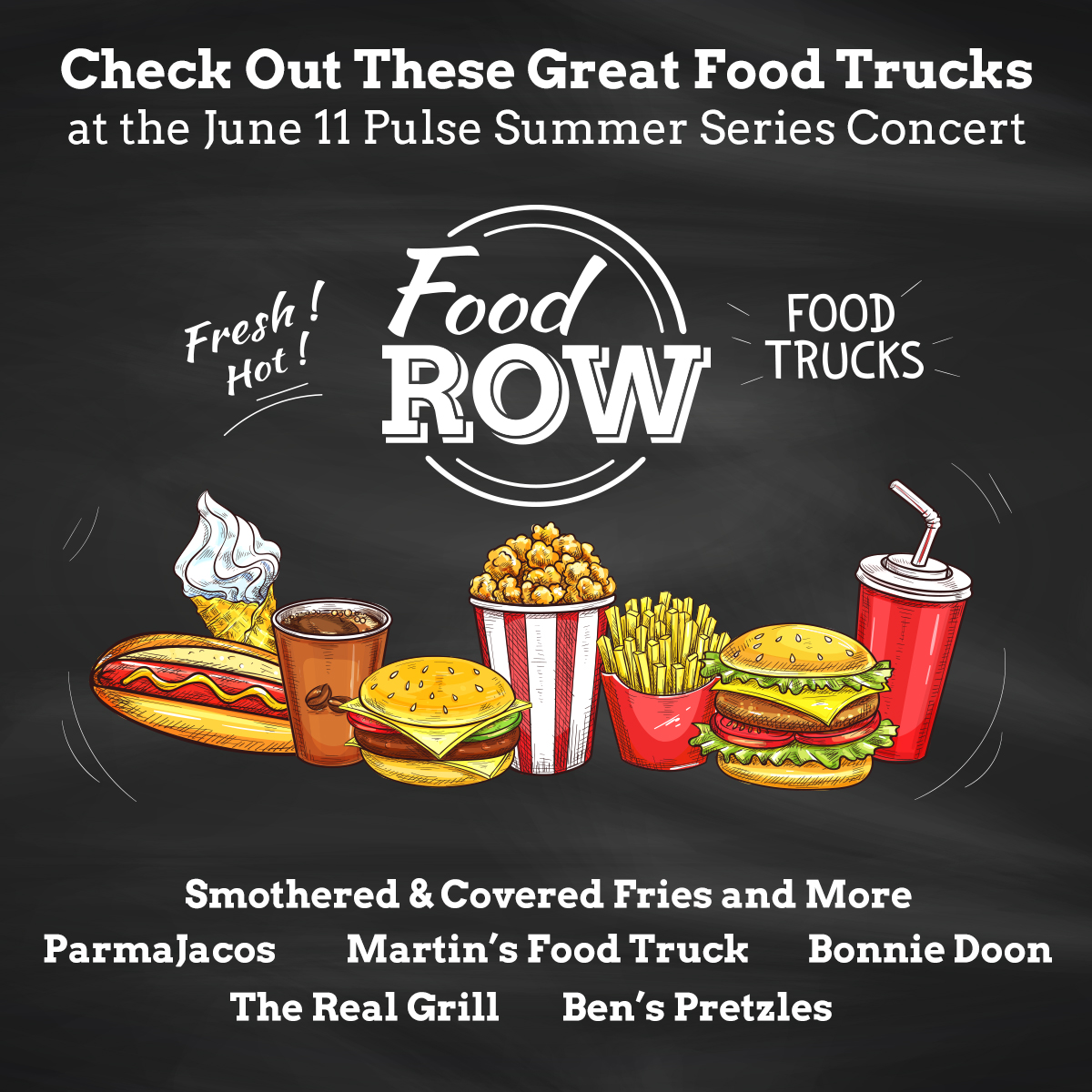 🥨 Come hungry this Friday night! 🍔