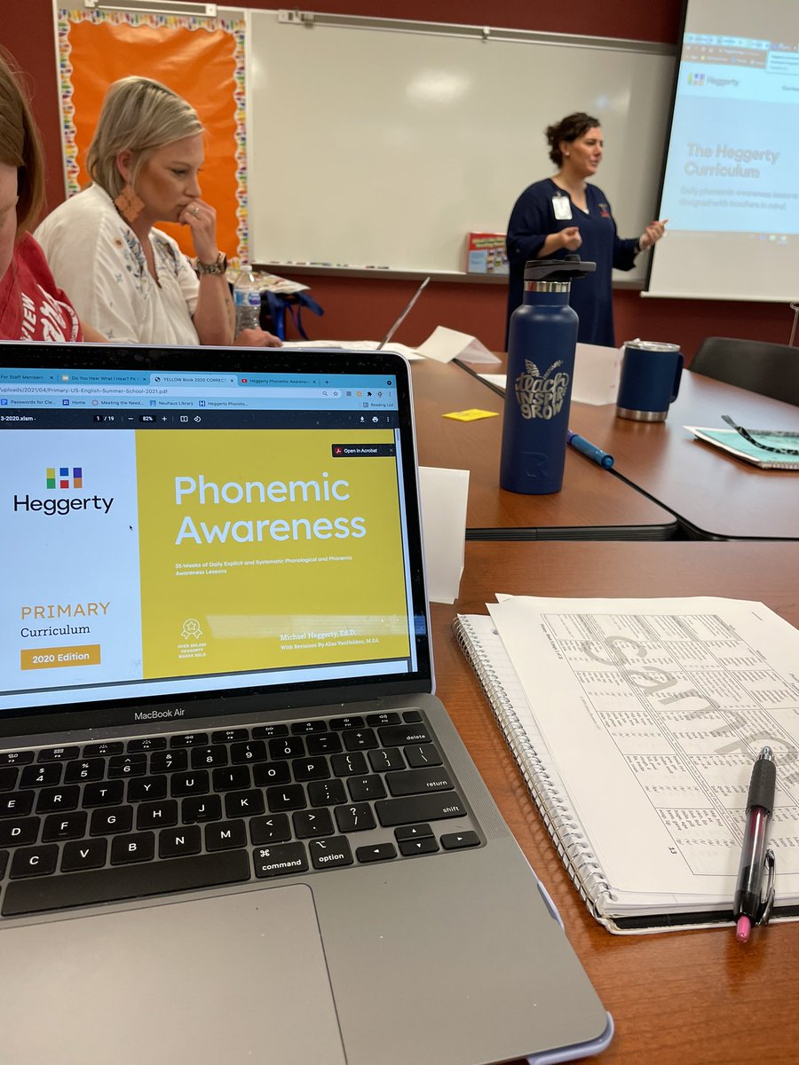 Awesome phonological awareness session this morning! Enjoying digging in @HeggertyPA! #TISDLittleLearners
