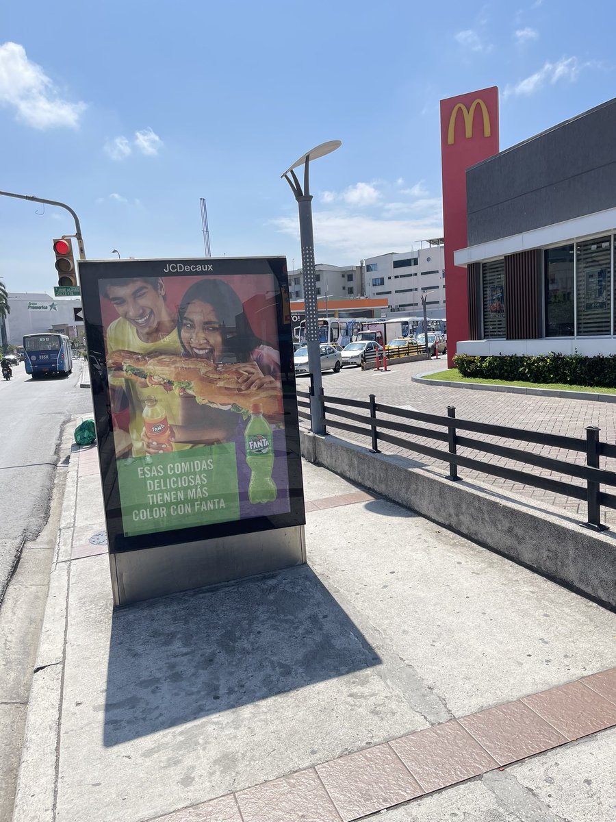 Las fuentes de sombra en Guayaquil: