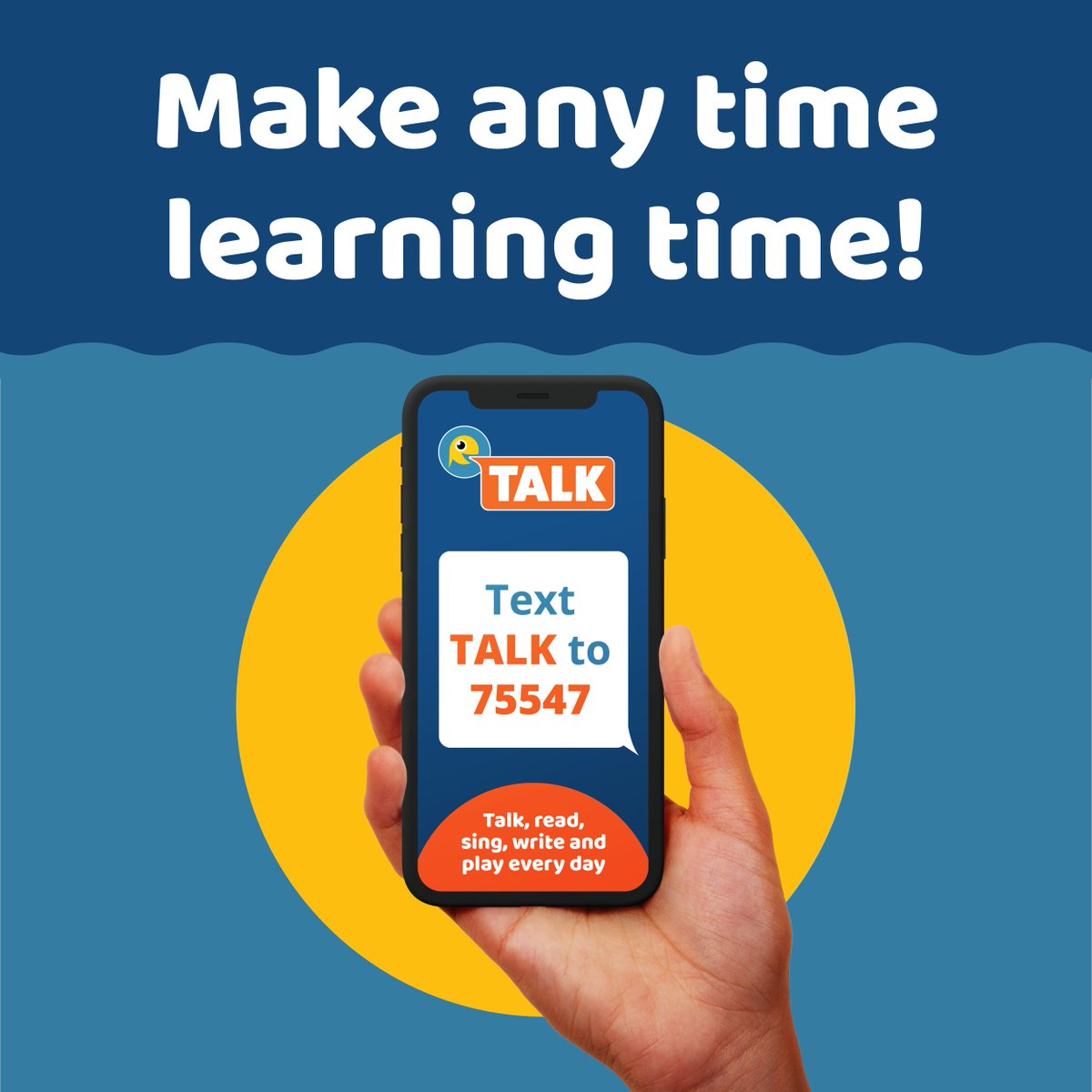LibraryofMich's tweet photo. TALK: Text and Learn for Kindergarten sends early literacy activities and is available to parents and caregivers throughout Michigan with children ages 5 and under! Texting TALK to 75547 or sign up at https://t.co/5NhWTR8rFO
#MiLibraries #EarlyLiteracy #IMLSGrant #ReadytoReadMi https://t.co/pwzC5wzJWm