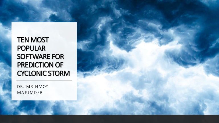 Ten most popular software for prediction of cyclonic
#blockchain #machinelearning #artificialintelligence
buff.ly/3v27WmJ