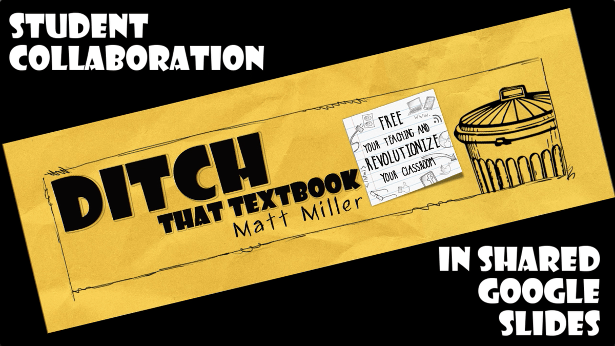 DitchThatTxtbk's tweet photo. Student collaboration in shared Google Slides

https://t.co/AcMbV0uYgj

#ditchbook https://t.co/85q1GvvBdm