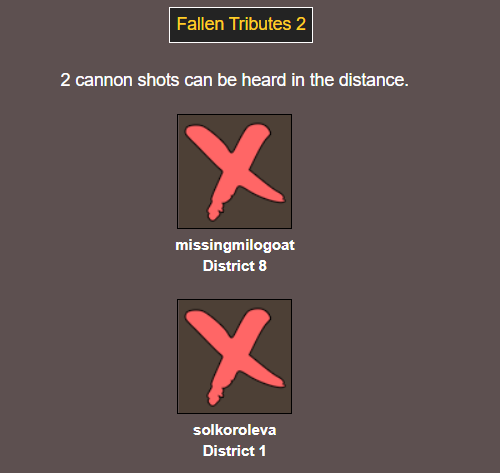 HeartSummonrs's tweet photo. || Tributos caídos ||

2 disparos de cañón se pueden oír en la distancia.
@missingmilogoat y @solkorxleva https://t.co/IZgYkBChC9