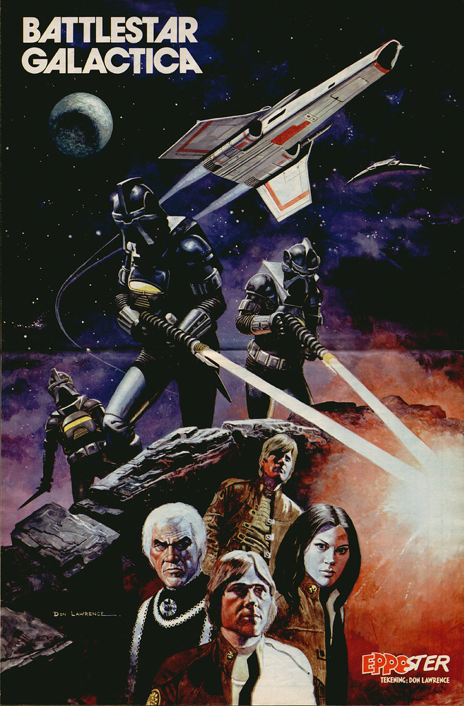 GalactiFrak's tweet image. #BattlestarGalactica 1978 #Poster