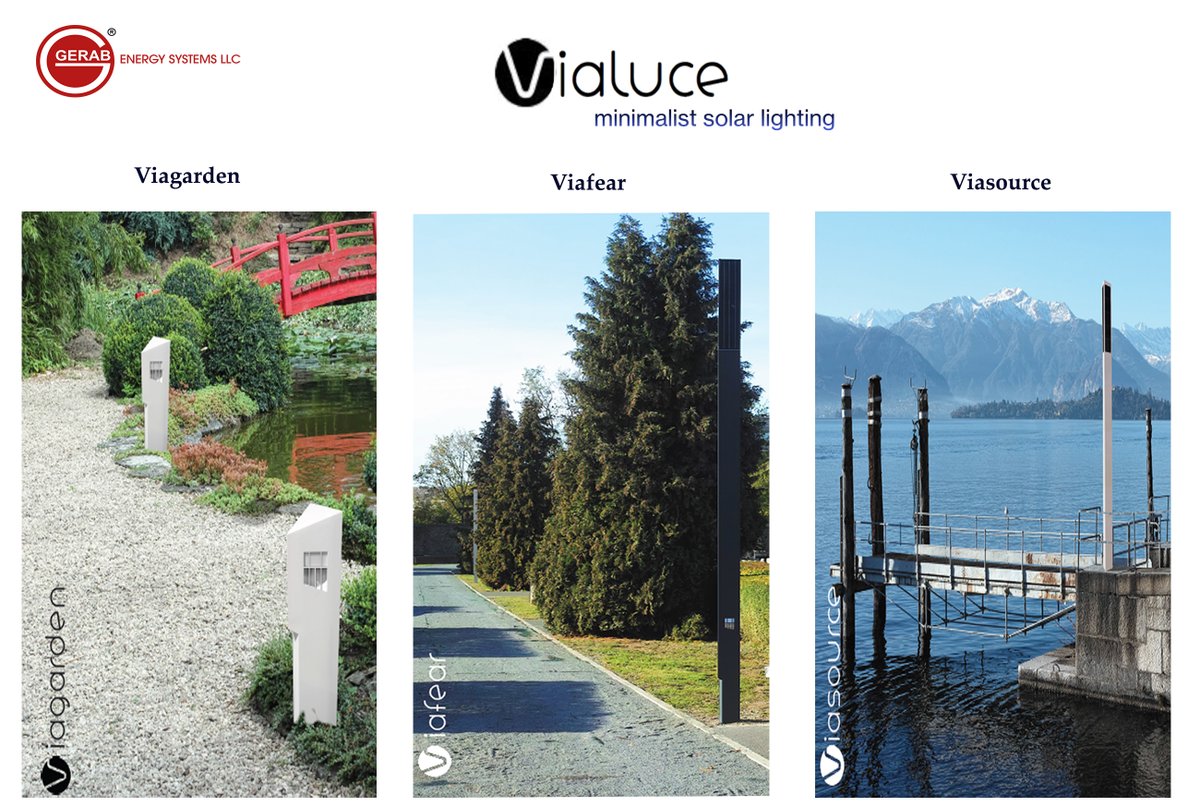 gerabenergy's tweet photo. ViaLuce is a collection of outdoor equipment and luminaires for private or public areas. It meets lighting needs that are currently unfulfilled by standard equipment.

https://t.co/olQ8ymNVi5

#gerab #gerabenergysystems #outdoor #solarlighting https://t.co/EcwYmq6aL4