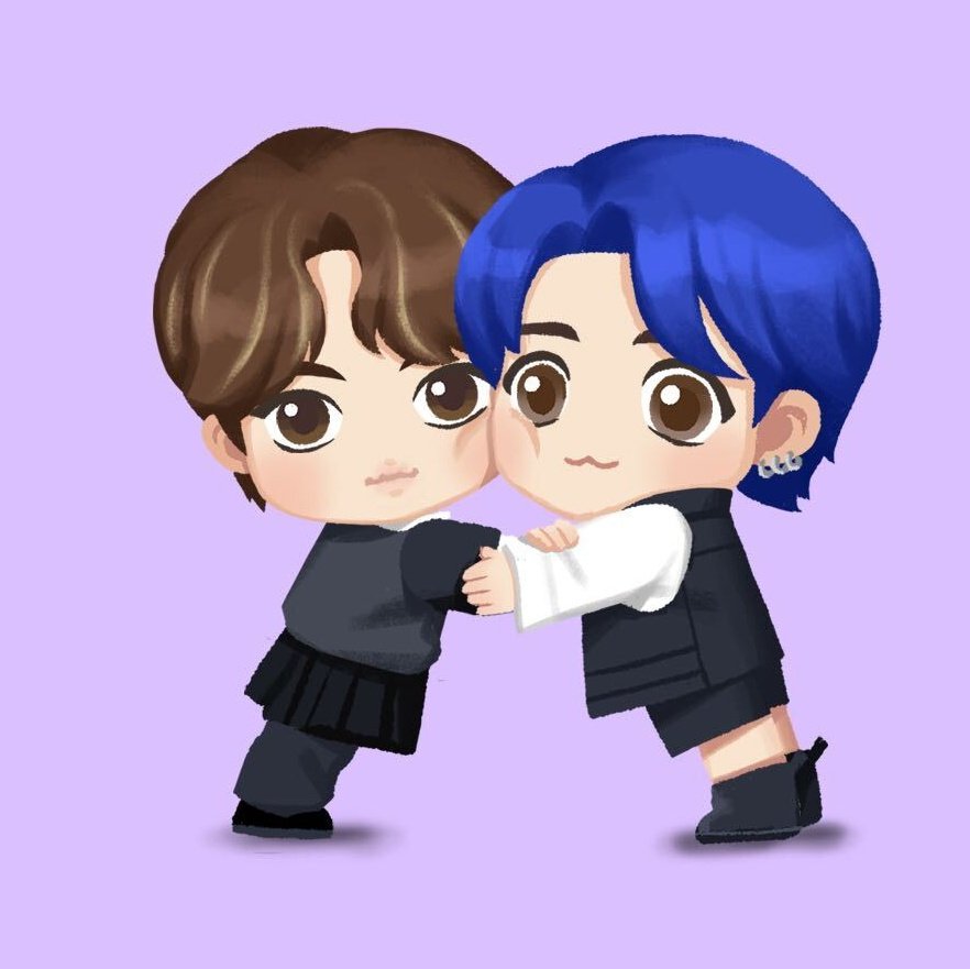 VMINBESTESTBOY's tweet photo. @choi_bts2 @BTS_twt cute seokjinie and jungkookie 🥺💜💜 https://t.co/IixT7PBmap