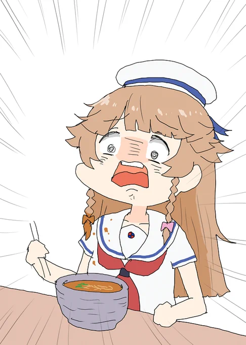 カレーうどんココちゃん #はいふり 