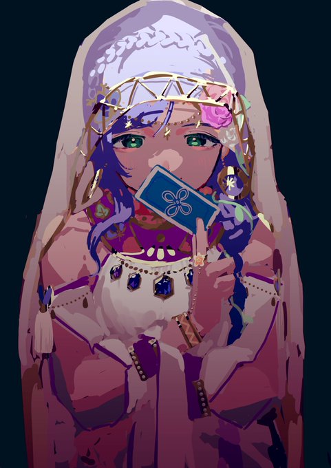 「アラビアン 紫髪」のTwitter画像/イラスト(新着)