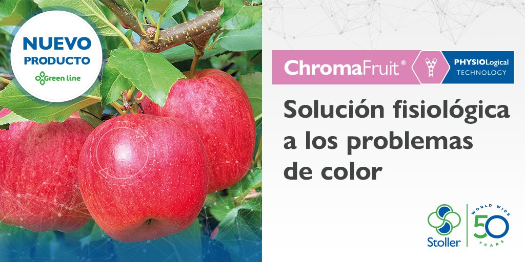 StollerEurope's tweet image. 🍎Presentamos ChromaFruit, un nuevo producto con la capacidad de promover, de forma natural, la síntesis de pigmentos de color (carotenoides y antocianos). 

✅Descubre más sobre este producto, aquí: bit.ly/ChromaFruit

#StollerSolutions #StollerTechnology #FisiologíaVegetal