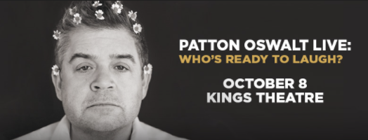 gtdebris's tweet photo. PRE-SALE CODE: KINGSFAN  (Valid: Thu. June 10 (10 AM - 10 PM) - One of the best comedy shows I've ever attended. If you haven't seen him, get your tix! #pattonoswaltlive 
https://t.co/CJyJSEauoS https://t.co/J11XCjCqhS