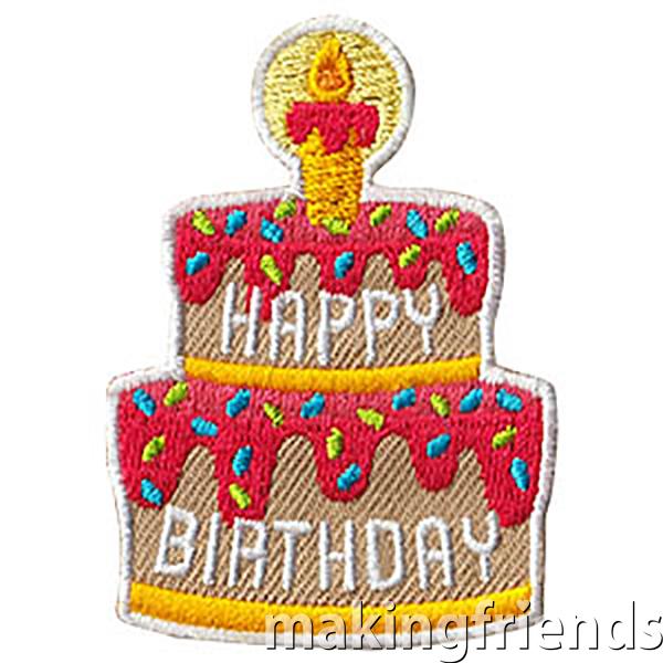Get your Birthday patches to celebrate the upcoming December birthdays! They are only $.69 each with free shipping available!
tinyurl.com/mfbirthdaycake #birthday #birthdaypatch #makingfriends #virtualscouting  #tradition #scoutpatches #girlscouts #scouts #juliettescouts