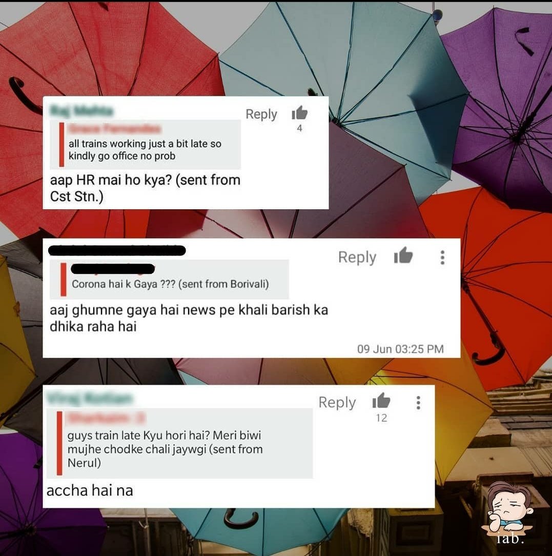 IABClothings's tweet image. People are so free and helpful at the same time.
 #Mindicator #MIndicatorChats #Monsoon #Mumbairains #MumbaiTrains #Local #LocalTrains #Vadapav #Trainchats #TrainFriendship #TrainFun #LocalChats #WesternLine #HarbourLine #CentralLine #Mumbai #BombayLocal #Bombay #CST #Borivali