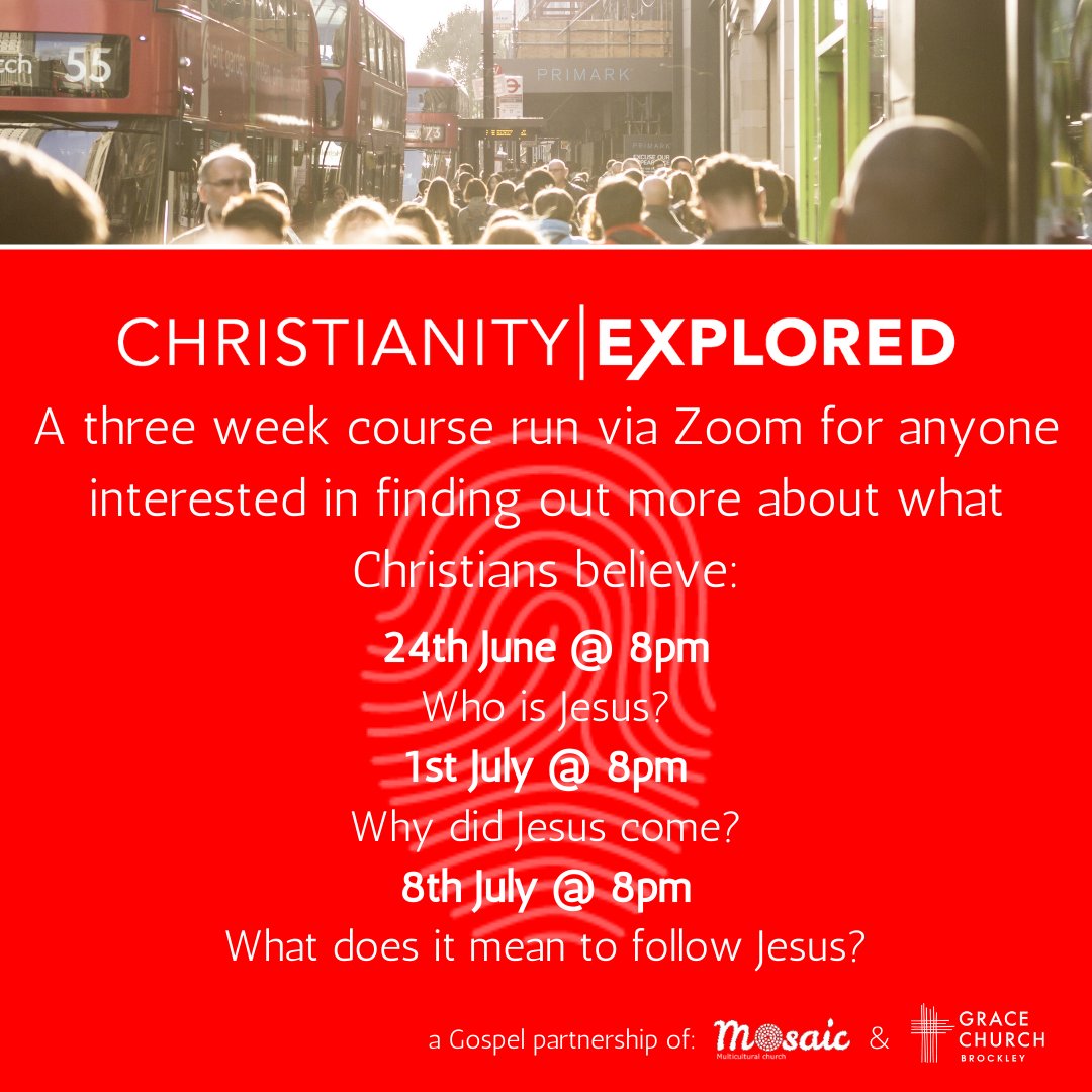 In just over two weeks time, we will be running this alongside <a href="/Mosaichurch/">Hope Church West End</a>. PM us if you're interested in joining us and we will send you a Zoom link!
