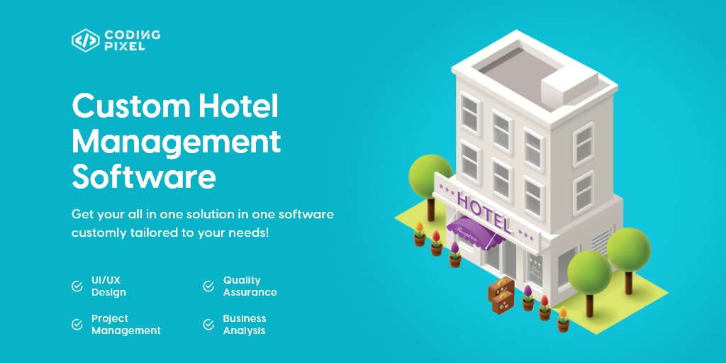 CodingPixelUS's tweet image. Improve hotel operations and maximize your profits with your very own flexible and smart hotel management system.
Contact us:
🌎 codingpixel.com
☎ +1-832-699-0088
📧 info@codingpixel.com
.
.
.
.
#codingpixel #developer #coding #programming #programmer #javascript #code