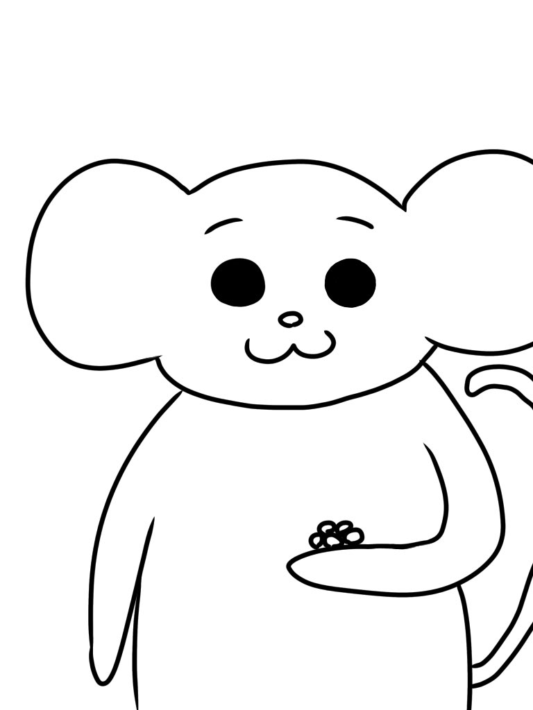 210 にと On Twitter お猿さん イラスト イラスト練習中