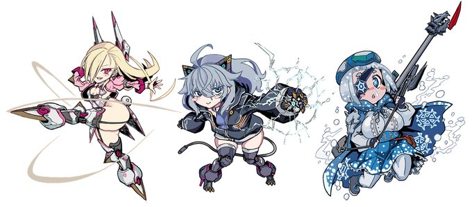 実は私、デフォルメ絵も描くんですよ。
うちの子たち PWGSver:SD 