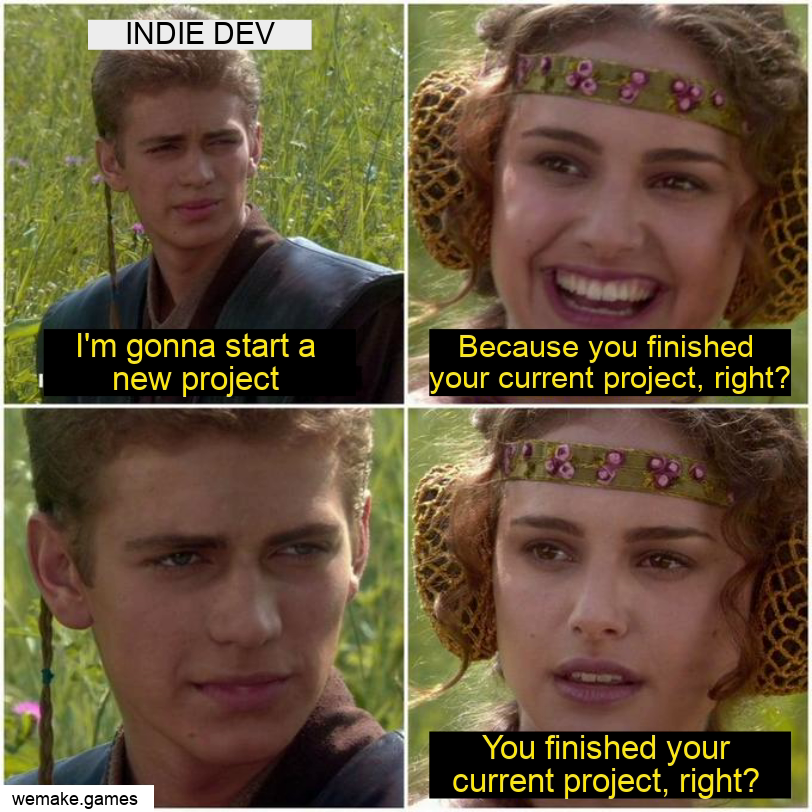 wemakegamesapp's tweet photo. I know what I'm doing.

#gamedev #indiegames #indiedev #unity #indiegame #madewithunity #gamedesign #gameart #indie #screenshotsaturday #wemakegames #indiegamedev #justgamedevthings #gamedevhumour #indiedevhour #alldev #gamedevmemes https://t.co/t0MBglO8fP