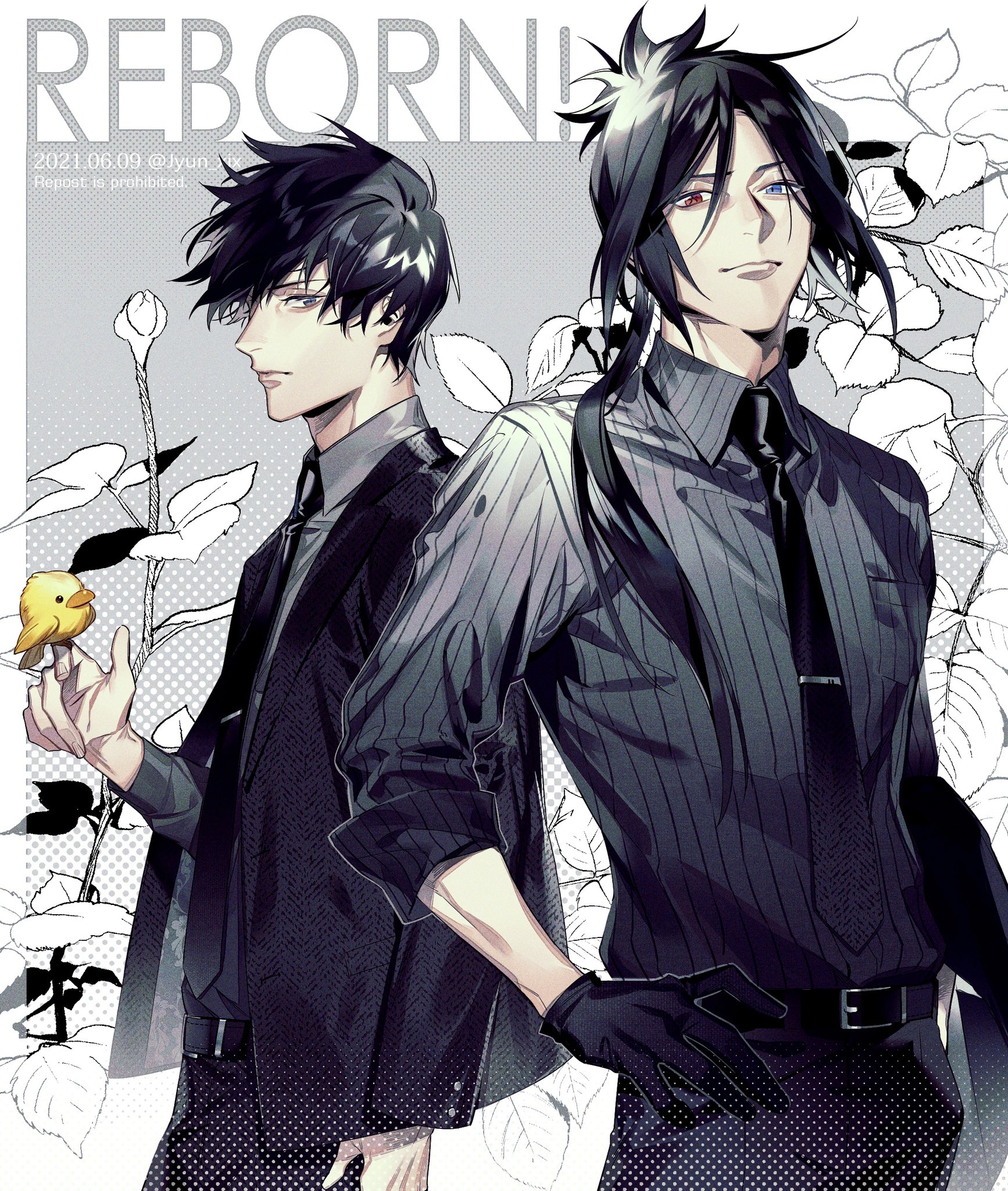 巡 Jun 骸 Amp 雲雀 10年後 Reborn 骸さんハッピーバースデー おめでとうございます 六道骸生誕祭21 六道骸誕生祭21 私の人生を狂わせた２人 T Co Hvj94nnl Twitter