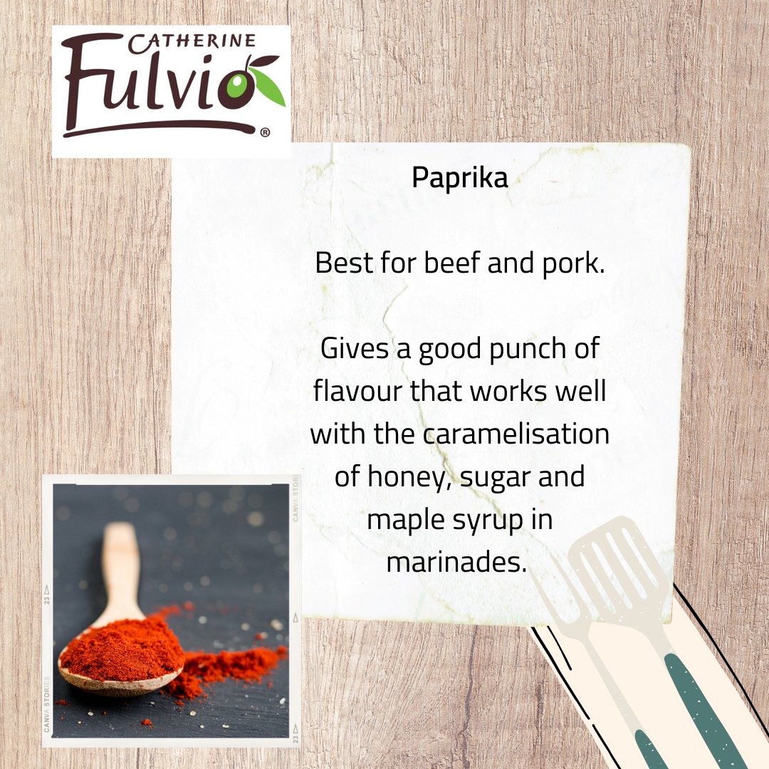 Cfulvio's tweet photo. Whether it's for the BBQ in the sun this weekend, or in the oven in the rain today, my Top 3 Spices will add an incredible punch of flavour to whatever you're cooking this week. 
#toptips #topspices #bbqspices #paprika #cumin #chilliflakes #bbqcourse #bbq #bbqlovers #bbqlife https://t.co/CfW9uxJQhM