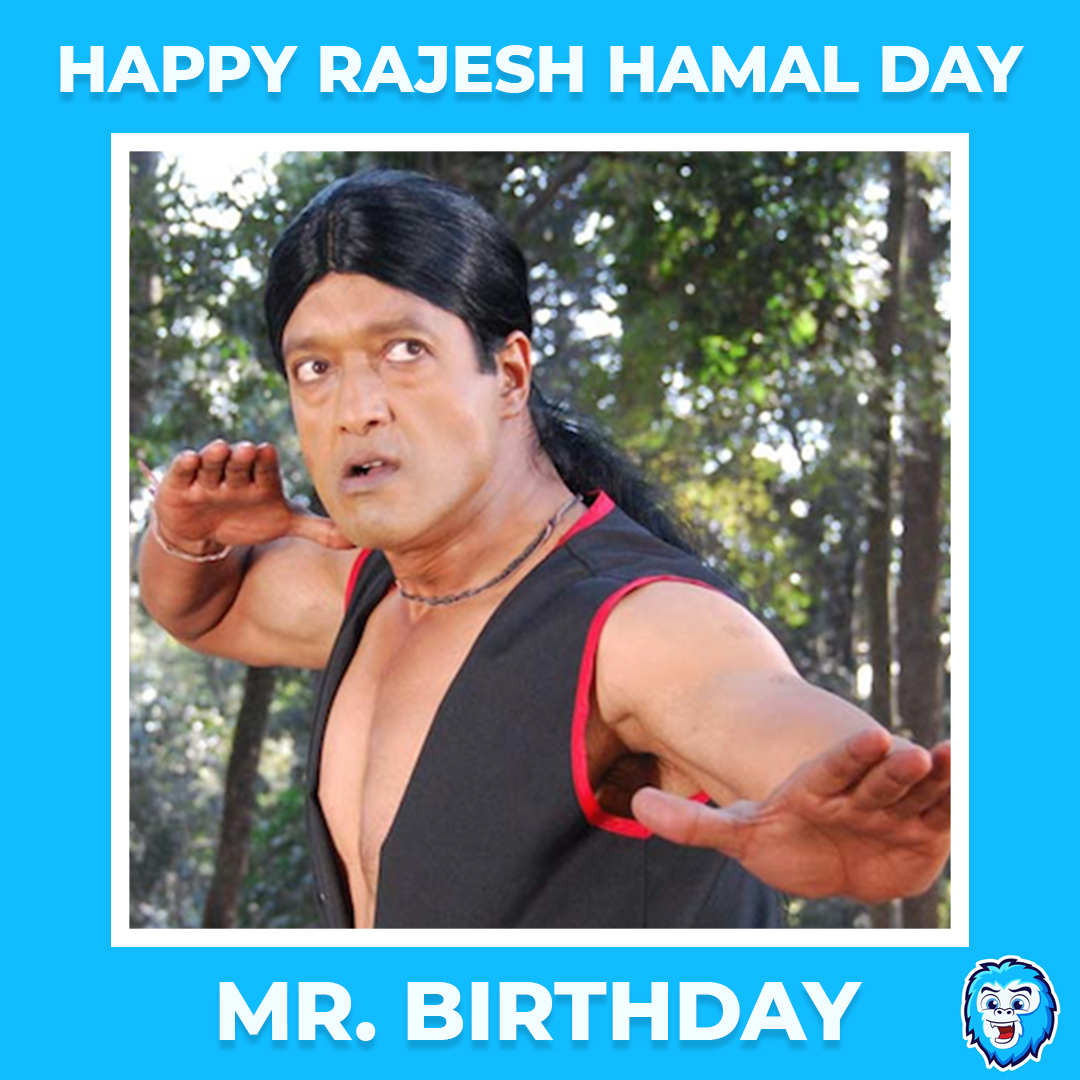 Happy Rajesh Hamal Day, Mr. Birthday!   