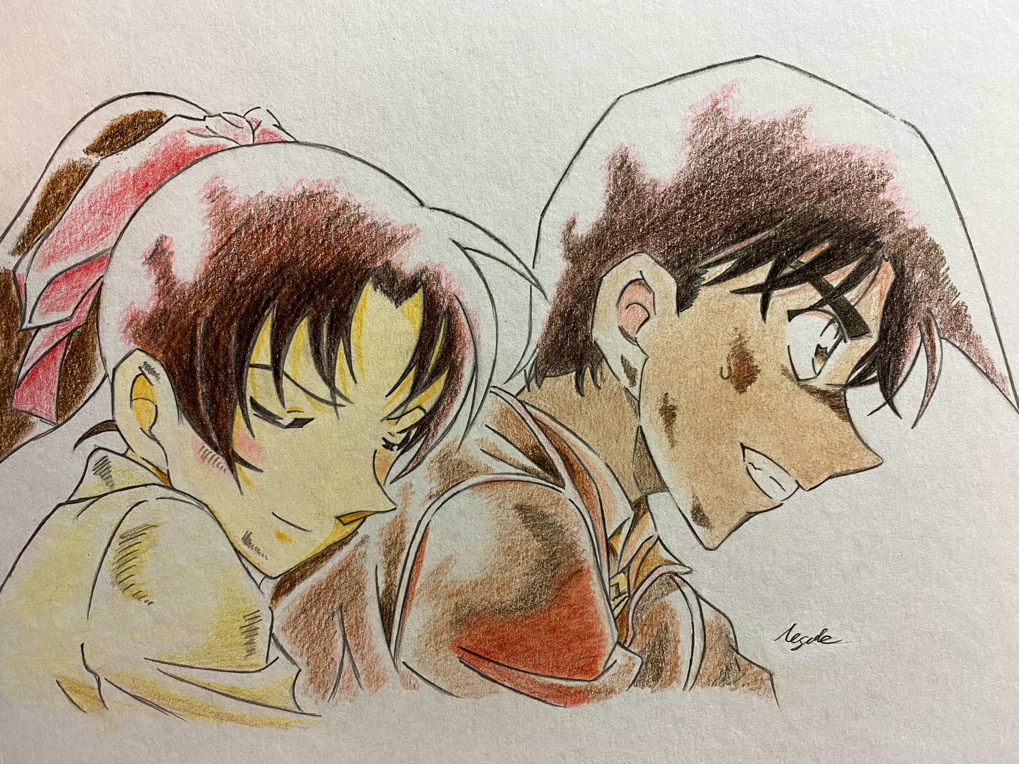 名探偵コナン 服部平次 遠山和葉 複製原画 名探偵コナン 服部平次 遠山和葉 複製原画 - メルカリ