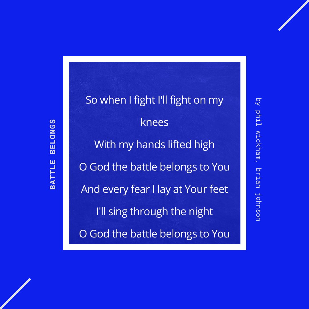 MetairieChurch's tweet photo. 🎶When all I see is the battle
You see my victory
When all I see is a mountain
You see a mountain moved
And as I walk through the shadow
Your love surrounds me
There's nothing to fear now
For I am safe with You

#worshipwednesday #worship #song #music #battlebelongs https://t.co/0xE7SfVgQ4