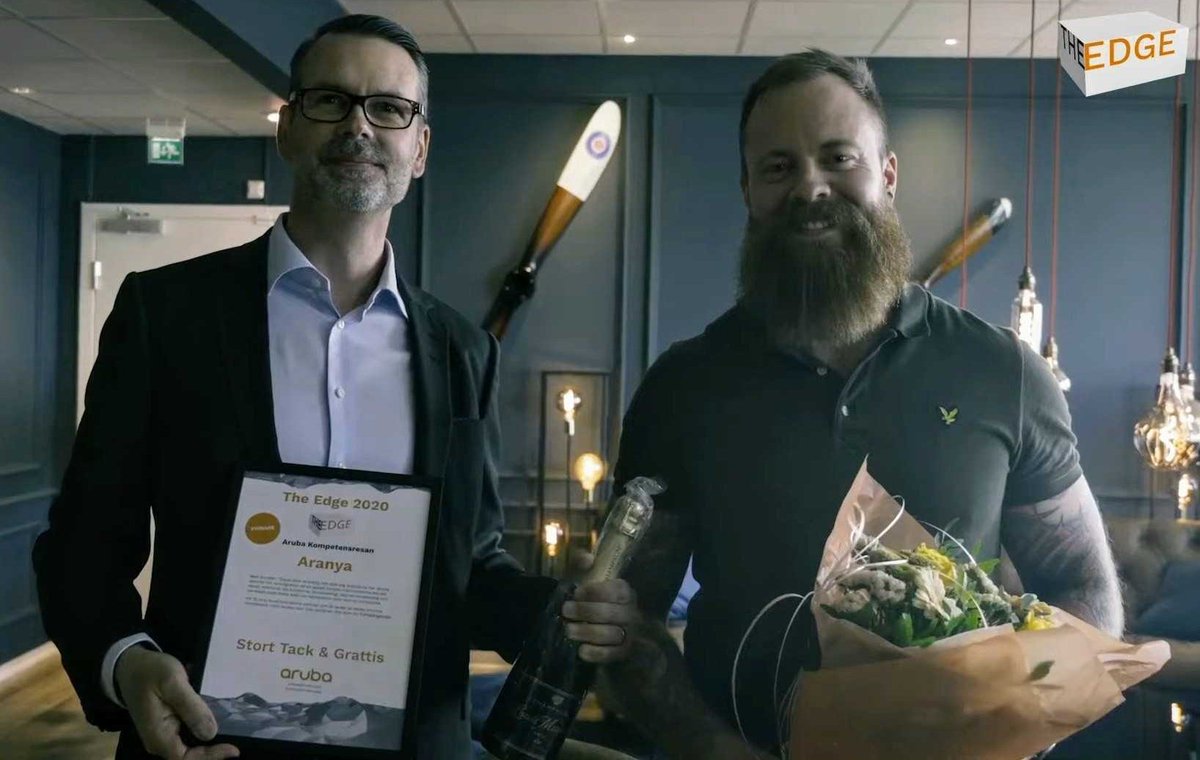 Aranya kan nu stolt meddela att vi vunnit pris i kategorin ”Kompetensresan” i HPE Arubas event The Edge! 

Stort tack till HPe Aruba för denna utmärkelse och samarbetet som vi haft under det gångna året!

#HPE #Aruba #TheEdgeShow