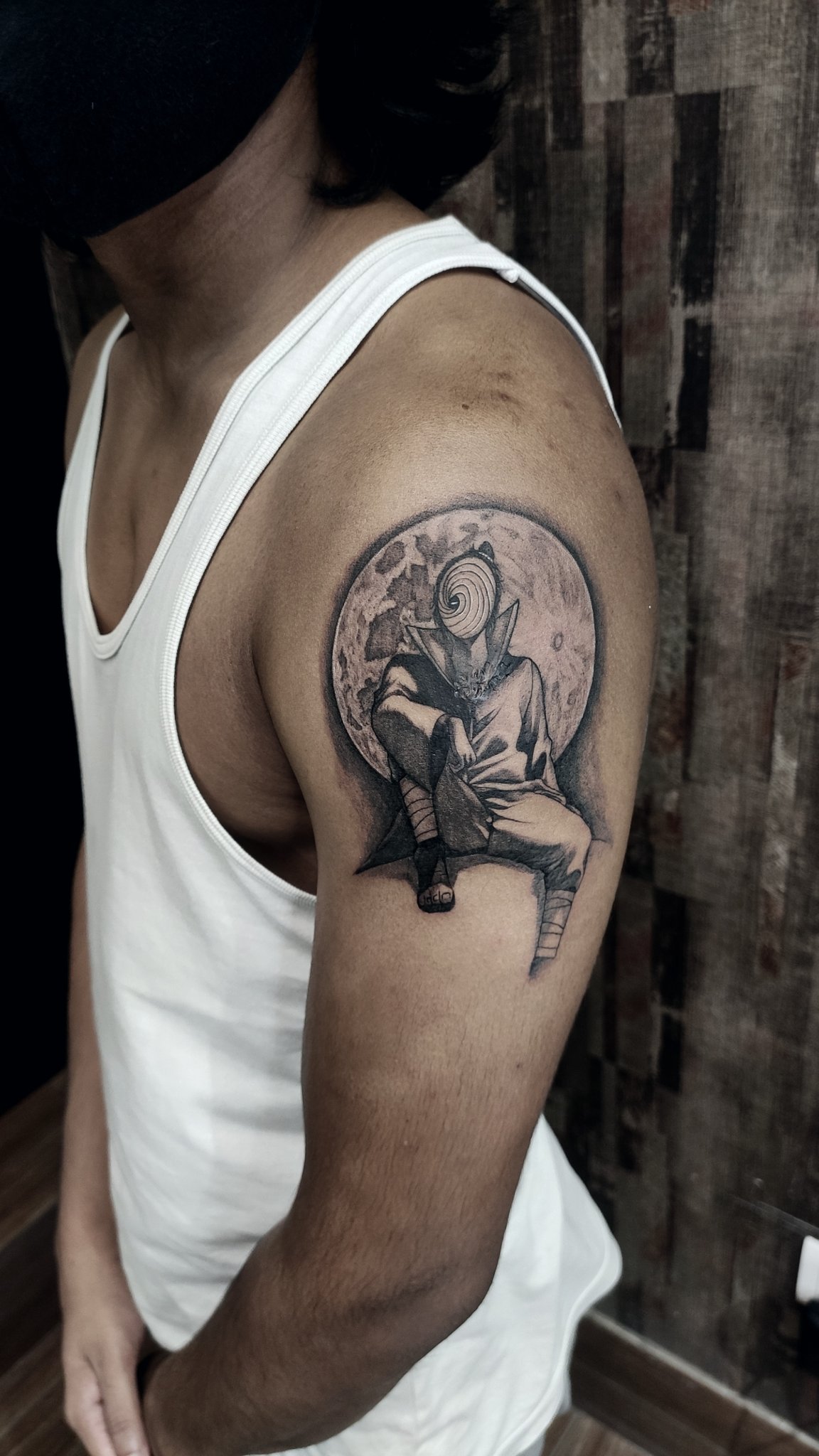 AnimeTattoo  Artist Credit  on Instagram Uchiha Obito  Artist Credit  ivanandradetattoo  animetattoo animetat in 2023  Anime tattoos  Naruto tattoo Tattoos