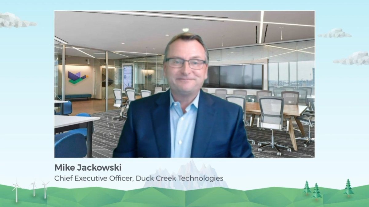 csicard3's tweet photo. “It’s been our mission to empower insurers to reimagine the future of insurance and it’s incredible to see our customers bring our mission to life.” 

Watch @duckcreektech CEO @majackows talk about The New Standard in Insurance on #vFormLIVE: https://t.co/HYT9KX8UFu https://t.co/z9ZK12Mdum