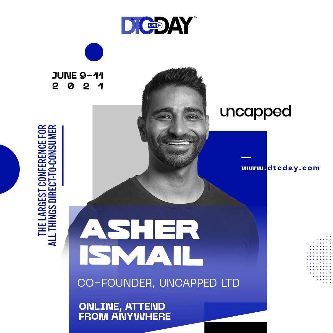 Excited to be giving a keynote at <a href="/DTCDAY/">DTC DAY - #1 DTC Marketers Conference</a> Live on Friday. I'll be sharing advice on getting your business funded and how to raise a round right.

Tune in here 👉 dtcday.com