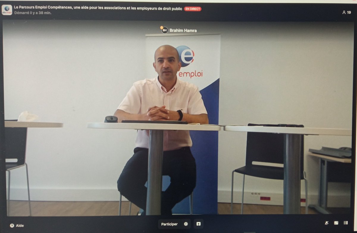 🖥️ Webinaire Parcours Emploi Compétences à destination des associations et collectivités animé par les #PoleemploiDunkerque , #GrandesSynthe et #Gravelines 
 🖥️Vous avez raté le webinaire➡️ demandez un accès au replay en contactant votre service employeurs 📞 #TousMobilisés #PEC