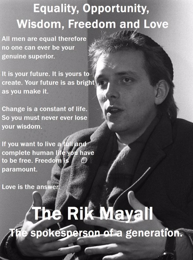 LeeHorton77's tweet photo. As if it’s been 7 years since the world lost this legend #RikMayall #SmashingBlouse https://t.co/hEvUzbk2W1