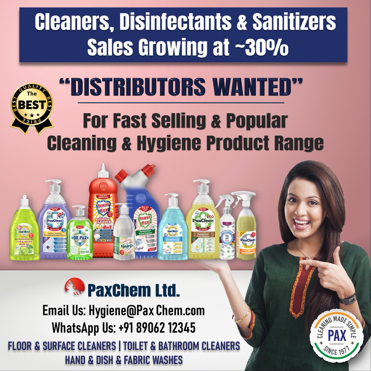 Ash_Pax's tweet photo. Join Pax Distributor Network. Proudly Made in India, International Products. Trust Pax &amp; Stay Safe.

#paxchem #paxclean #paxair #drpax #smartwash #powerpax #sanipax #steripax #paxhygiene #paxcare https://t.co/RYcIxjik0Z