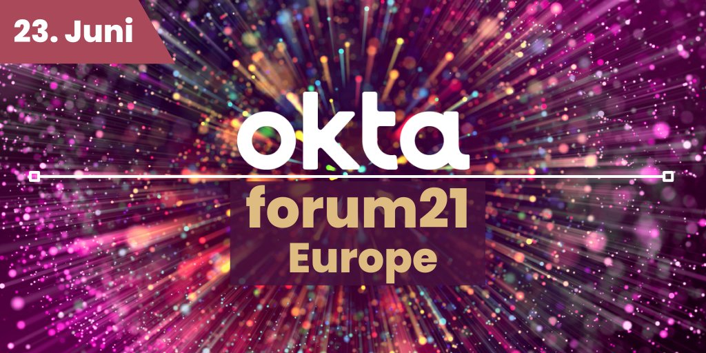 exn_at's tweet photo. Besuchen Sie Okta auf dem Europa #Forum21 am 23. Juni und erfahren Sie, wie Arbeitgeber sowohl das digitale #Vertrauen fördern als auch die ständig steigenden Anforderungen der Arbeitswelt erfüllen können! https://t.co/4QYXVzS0yY https://t.co/f4W9VU9zFg