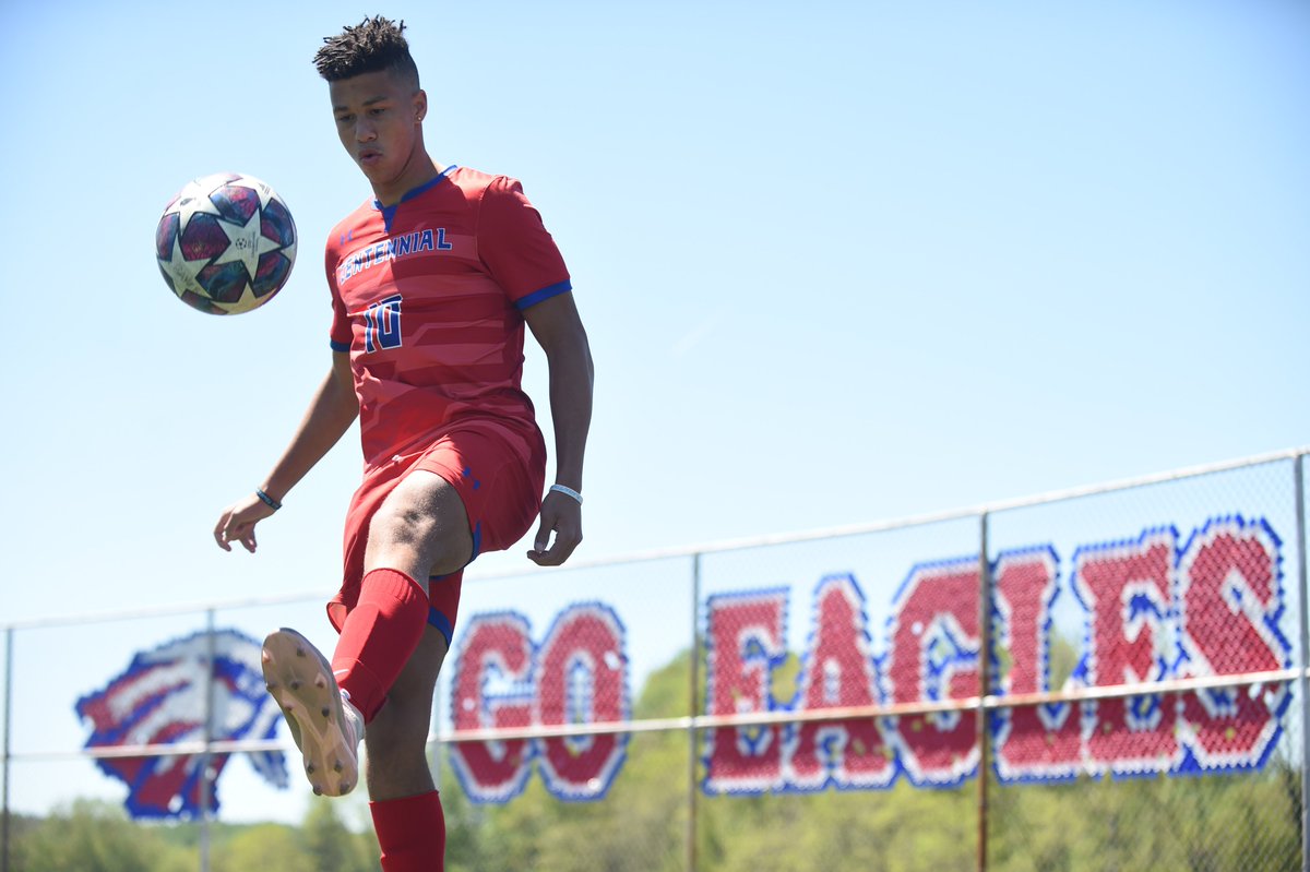 BKHoCoSports's tweet photo. BOYS SOCCER ALL-COUNTY: Multi-sport @hcpss_chs star Bryson Baker used missing out on his senior basketball season as fuel on the way to leading HoCo in scoring this spring and earning soccer Player of Year honors. See the entire All-County package, HERE: https://t.co/Rv8PYmc8fL https://t.co/Gtre3ePK2b