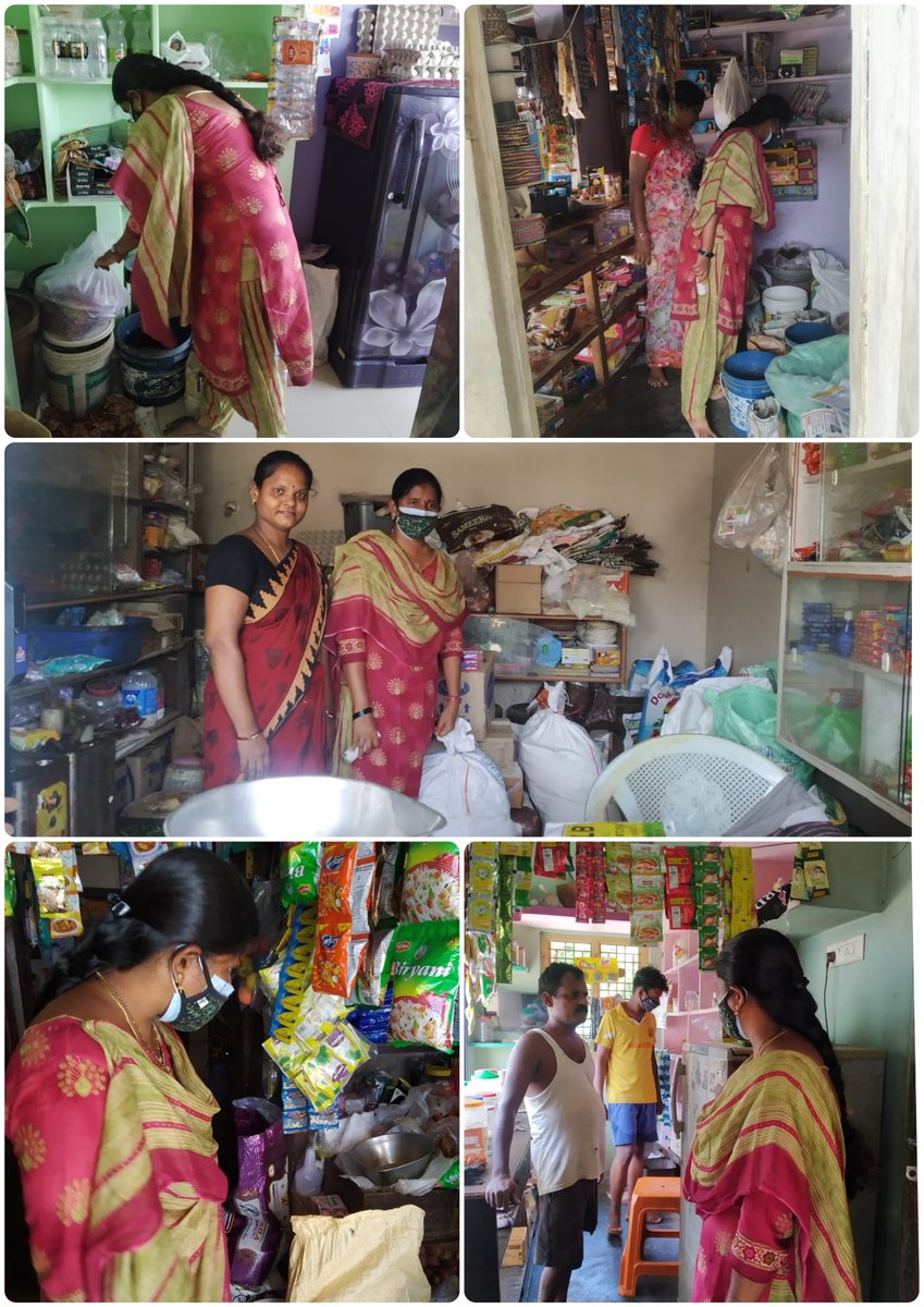 mahilapolicevzm's tweet photo. Miss. M Kusuma, MSP, #Chelluru village, #vzm dist enquiring about sale of PDS rice in kirana shops & made sure by checking the stock.
Also instructed them that strict action will be taken if they found violating the rules.
@PoliceVzm @APPOLICE100 @dgpapofficial @sdpovzm #mspvzm https://t.co/iOUis37HfB