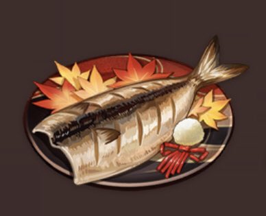 блюдо кадзухи. блюдо кадзухи геншин. особое блюдо тартальи геншин импакт. кадзуха с рыбой. блюдо кадзухи.