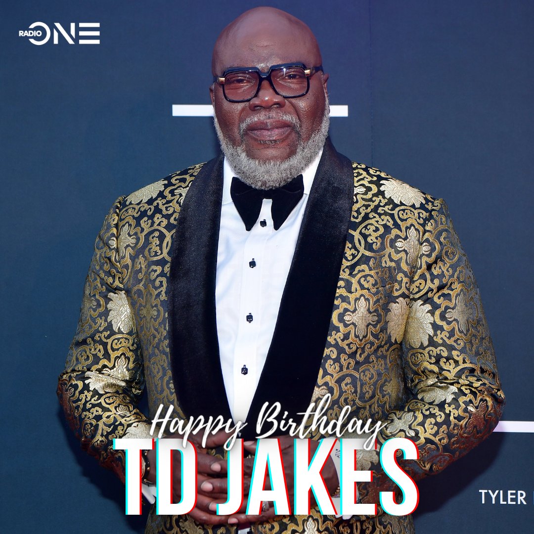 Wishing T.D. Jakes a Happy Birthday! Today the bishop, author and filmmaker celebrates 64 years of life  