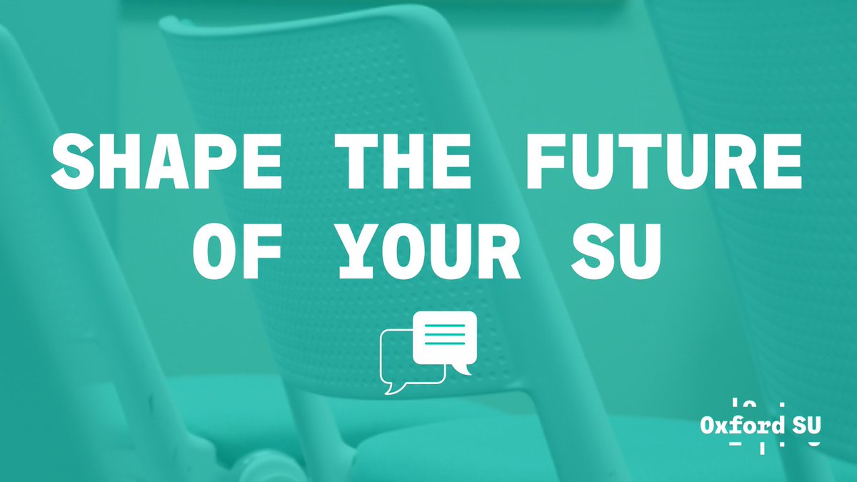 📢 We are looking for students to take part in a focus group, in which you'll be given the opportunity to tell us what Oxford SU should be doing for its membership.

Focus groups take place from 14th-17th June, and students selected to attend will receive a £10 gift voucher. 💸