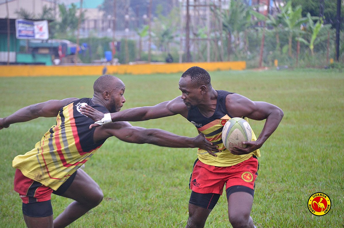 UgandaRugby's tweet photo. Uganda 7s in a training session. 

Follow @UgandaRugby for more updates on the squad announcement for the World Rugby repechage games in Monaco. 

#Uganda7s #AfricaAsOne #RoadToTokyo https://t.co/Xn1Q80zHK0