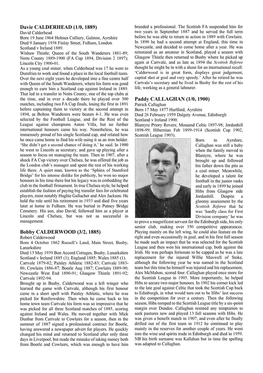 AndyMitchMedia's tweet photo. Just published! 'The men who made Scotland: the definitive Who's Who of Scottish Football Internationalists 1872-1939'. 615 players, 188 matches, 260 pages, quarter of a million words. £11.99 inc delivery in UK (also available worldwide): https://t.co/L93XAecZeF https://t.co/9NqxVrUHHo