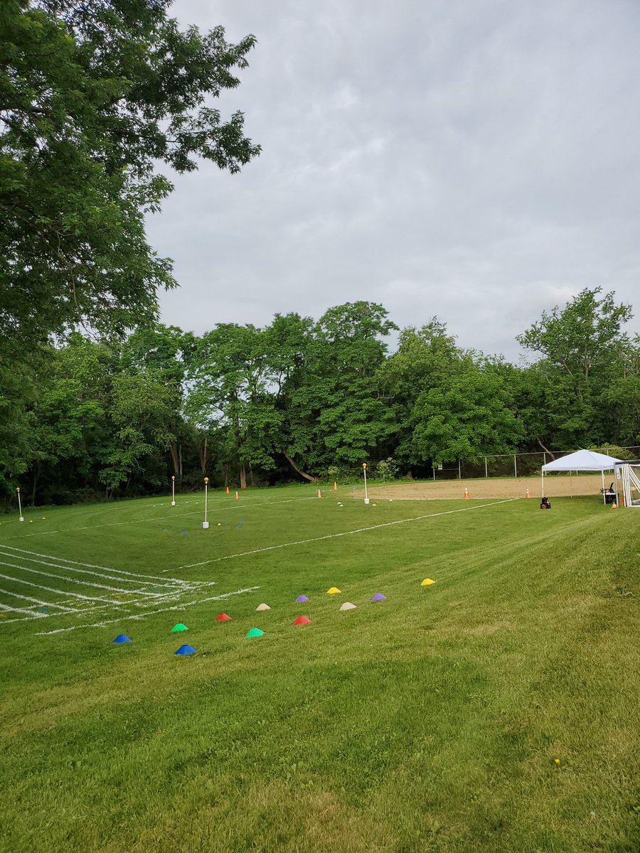 FIELD YAY! I mean #fieldday The field is ready for some games today!  Wooot.