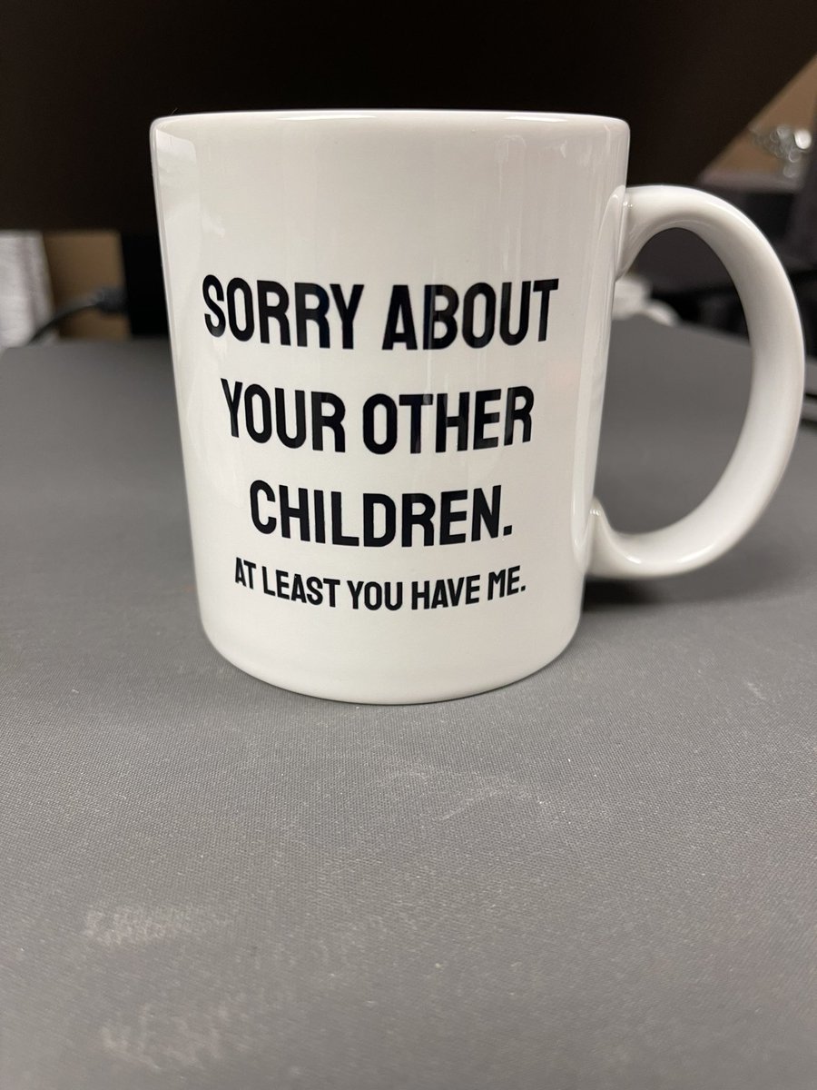 WYCOProducts's tweet photo. Mug of the day from the favorite child. #mug #coffee https://t.co/g5ZO0piIYc