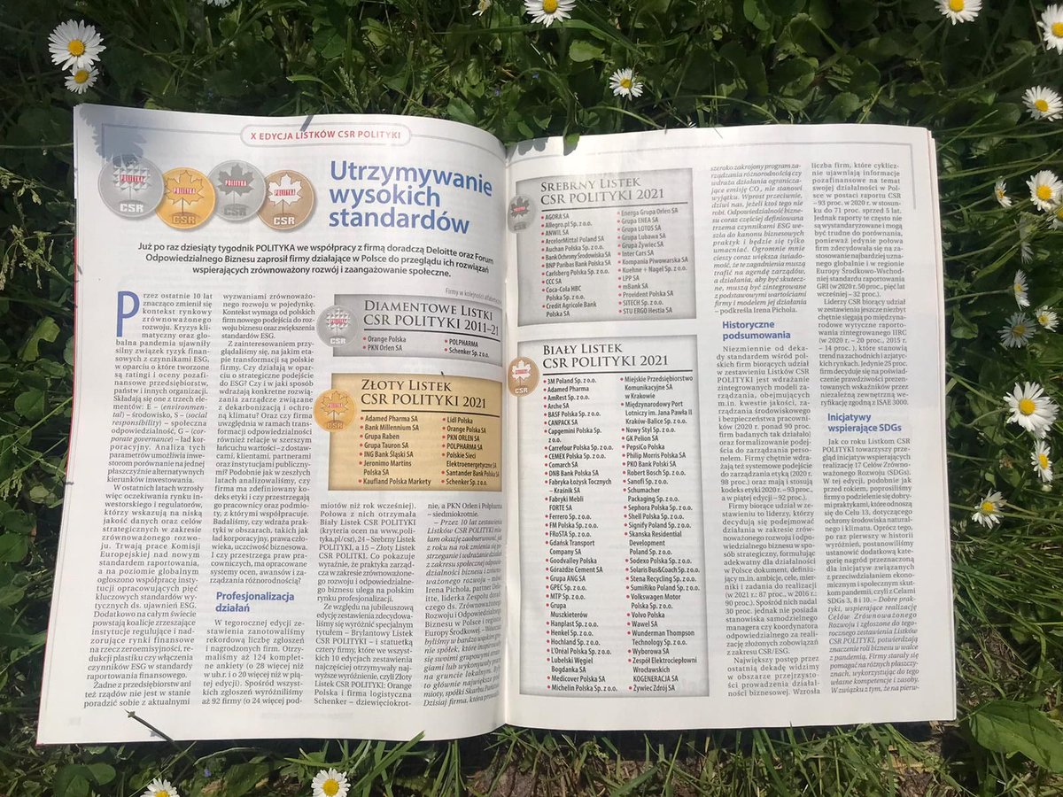 Provident_PL's tweet photo. Siódmy #ListekCSR nasz!
Kolejny raz zdobywamy prestiżową nagrodę dla firm najbardziej zaangażowanych społecznie przyznawaną 
 przez @Polityka_pl, @FOB_Poland i @DeloittePolska. 
#OdpowiedzialnyBiznes #ZrównoważonyRozwój
#CSRwPL #ESG #ListkiCSR 
Więcej: https://t.co/eH7EBZUP8H https://t.co/qY4qbNorVI