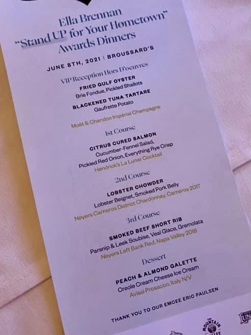 ChefKevinBelton's tweet photo. Now for the deliciousness at @NOWFE #food #friendsfoodandfun #nola #nowfe2021 #2021EllaBrennanStandUpforYourHometownawards @BroussardsR https://t.co/tpM1WnI85j