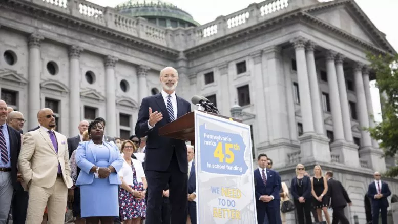 ThePLSReporter's tweet photo. ‘We have the money’: Dems push for fair school funding with projected state revenue surplus https://t.co/LSXVrNqLF4 https://t.co/n9rmjBXQDA