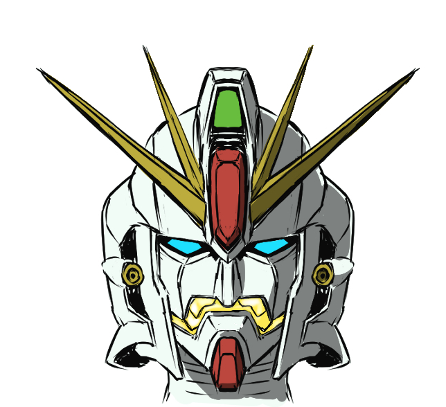 shibuya_rain140 試しにクロスボーンガンダムと同じような口の処理にし