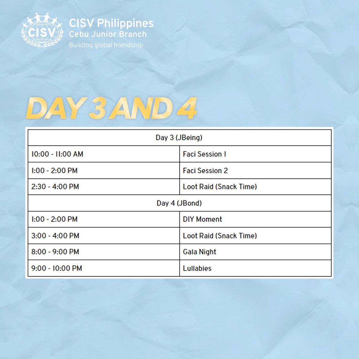 cisvjbcebu's tweet photo. Swipe to see if you qualify and register now through this link;
https://t.co/cxfEsw4lA6

Registration ends on June 18. See you there! 💙

Graphics by Kervine Tan https://t.co/2L6Y5rpjtY