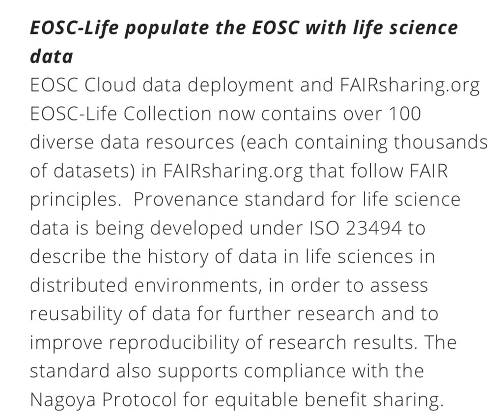 FAIRsharing_org's tweet photo. And read the #ESFRI #ScienceCluster position statement ➡️ https://t.co/znl8qfBKmH featuring the role #FAIRsharing plays! #EOSC @EU_Commission @EoscLife @ELIXIREurope @ElixirNodeUk @OxfordeResearch @oxengsci #StartedinOxford https://t.co/pehCZq8J0H